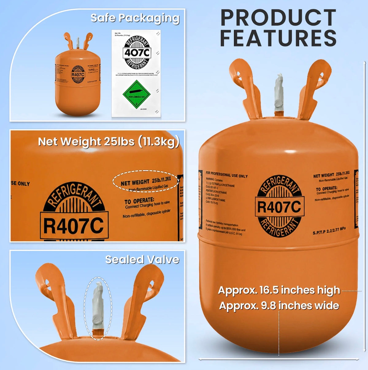 R404A compatible HVAC or refrigeration equipment
